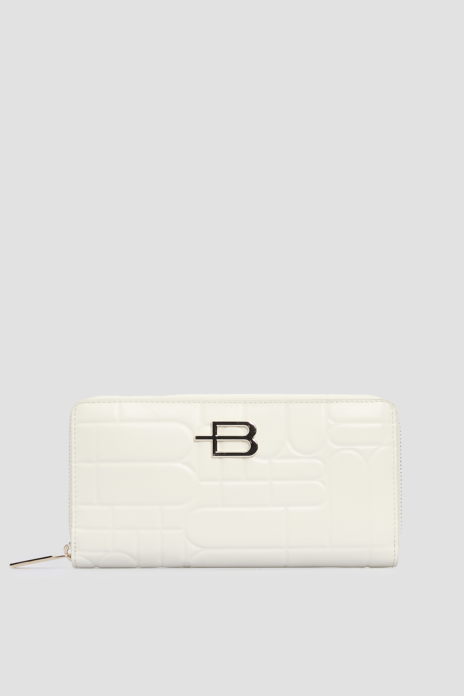 Жіночий білий шкіряний гаманець 1