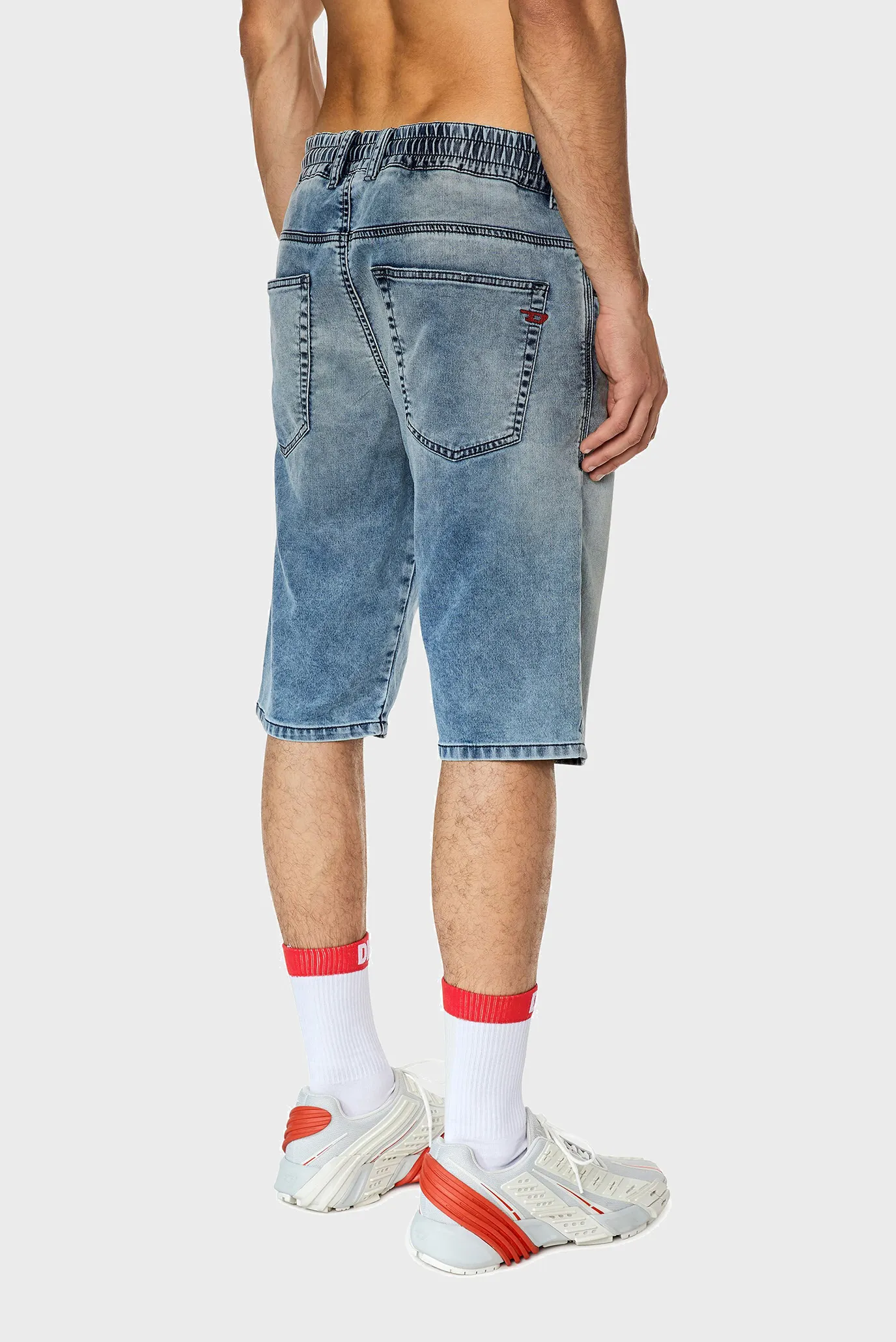 Мужские голубые джинсовые шорты D-KROOLEY-SHORT JOGG 3