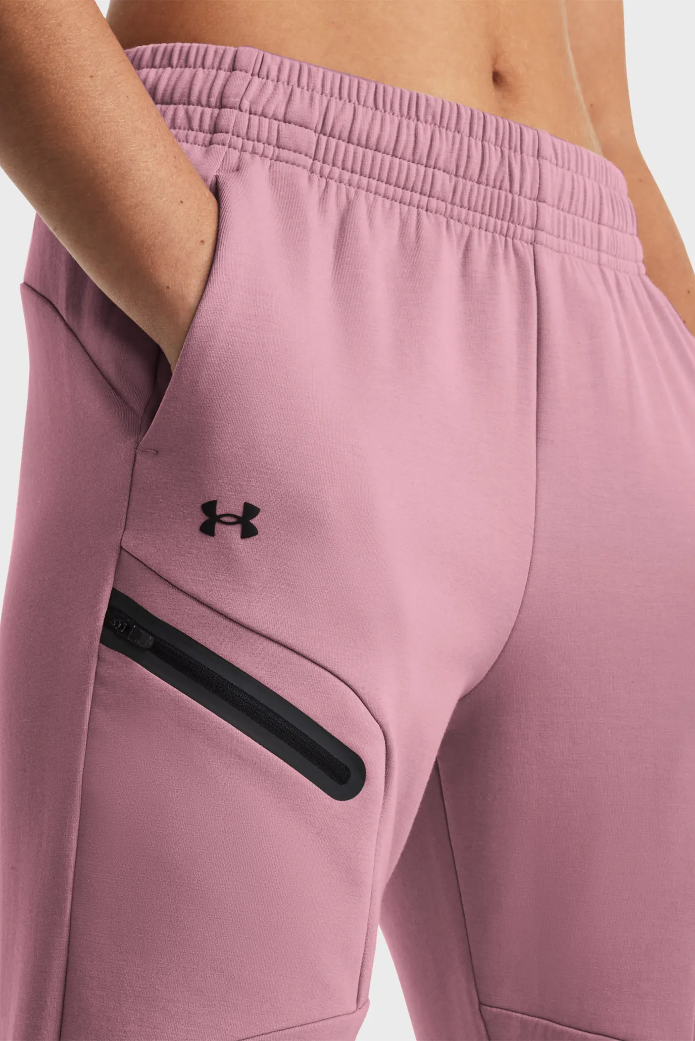 Жіночі рожеві спортивні штани Unstoppable Flc Jogger 4