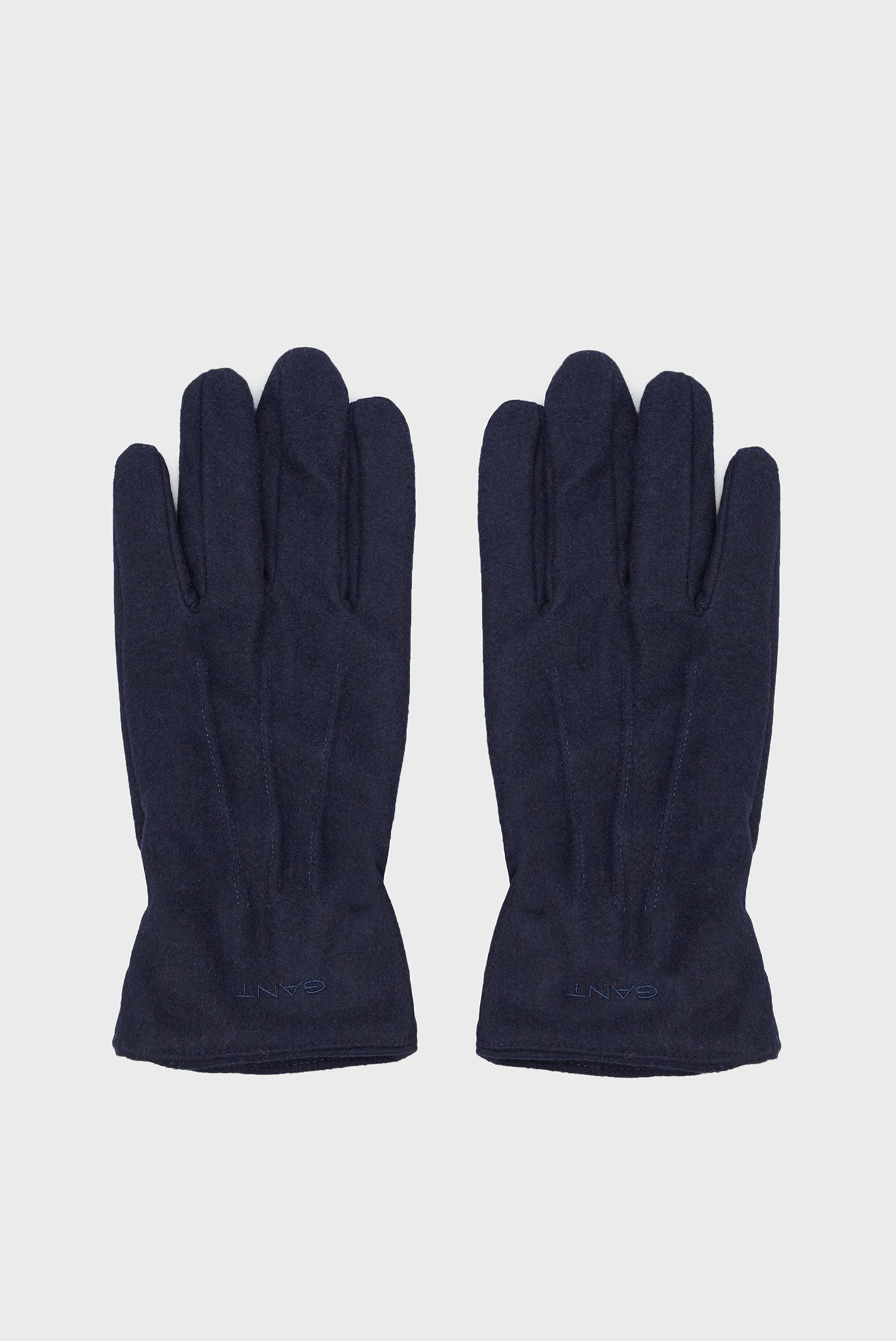 Мужские темно-синие шерстяные перчатки MELTON 1