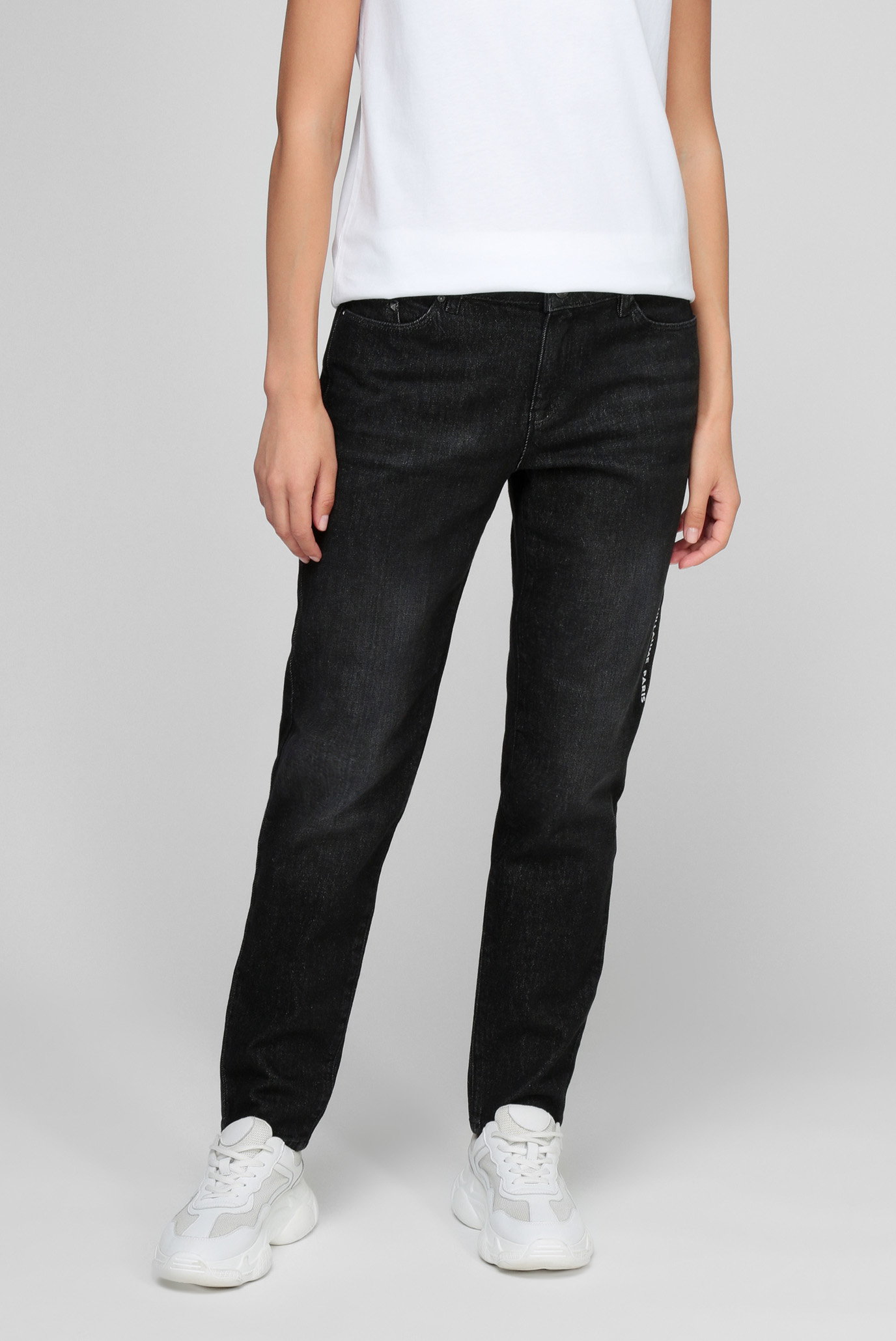 Жіночі чорні джинси 1
