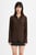 Жіноча коричнева блуза з візерунком