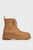 Женские коричневые нубуковые ботинки TJW ZIP  UP FLATFORM NUBUCK BOOT