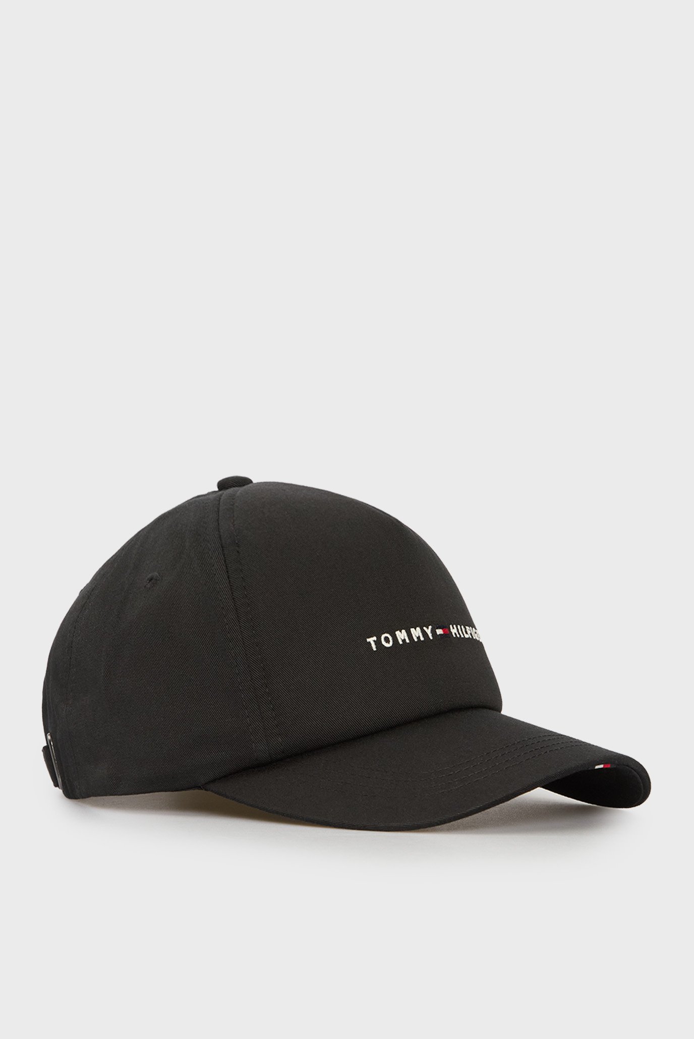 Чоловіча чорна кепка TH FOUNDATION SOFT 6 PANEL CAP 1