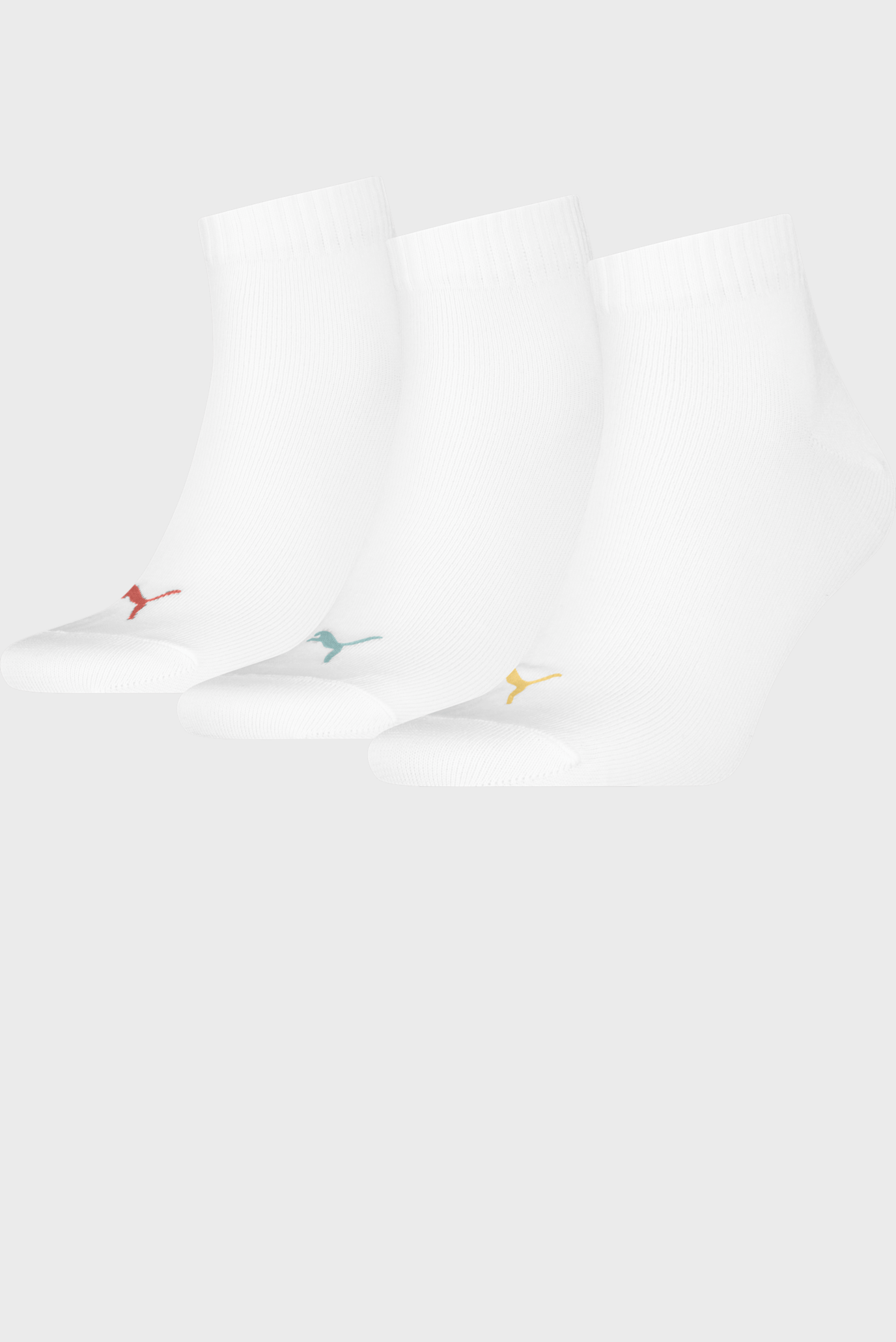 Белые носки (3 пары) Quarter Socks 3 Pack Unisex 1