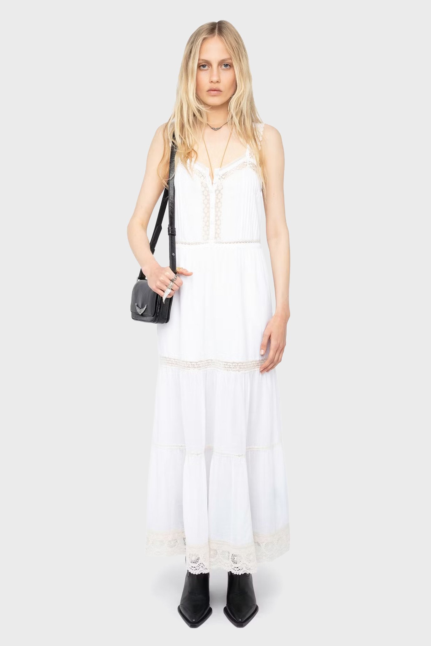 Женское белое платье Relite Белый S ZADIG&VOLTAIRE WWDR02537_JUDO Женское белое платье Relite Белый S ZADIG&VOLTAIRE WWDR02537_JUDO