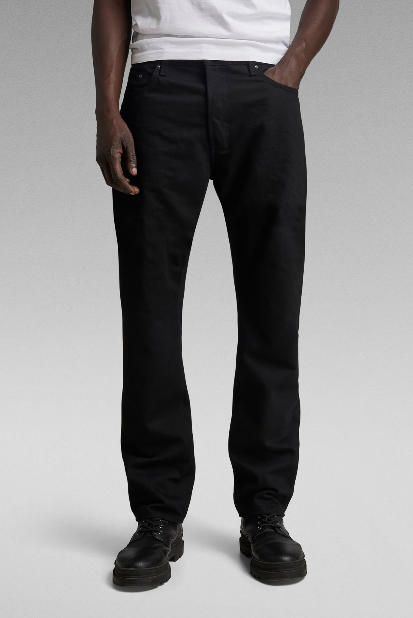 Мужские черные джинсы Triple A 1