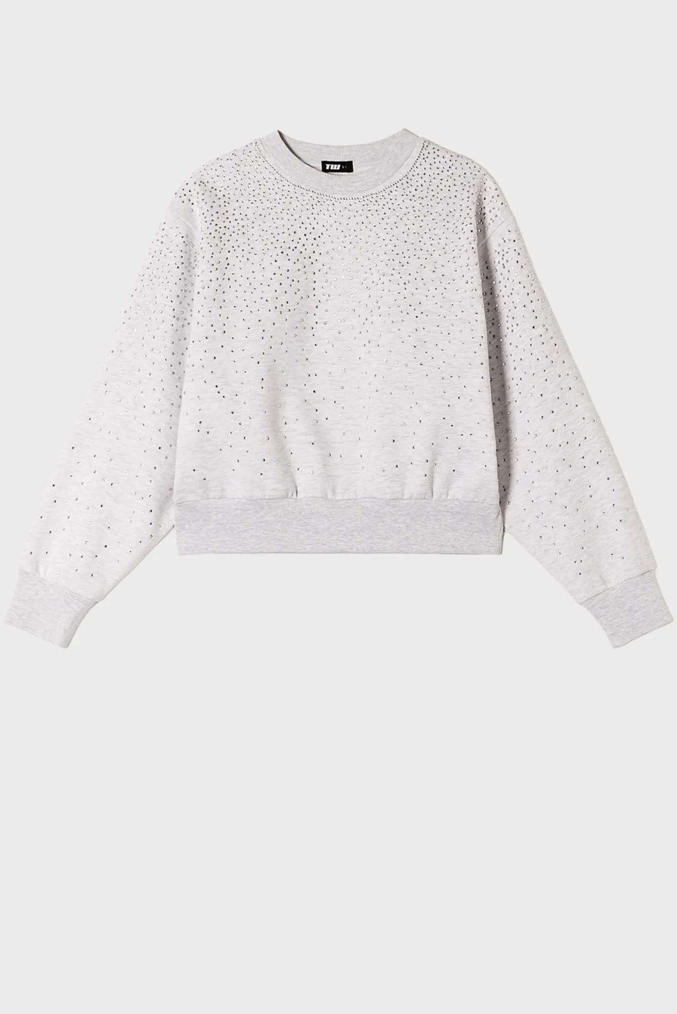 Женский серый свитшот 4