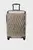 Серебристый чемодан 55 см LITE