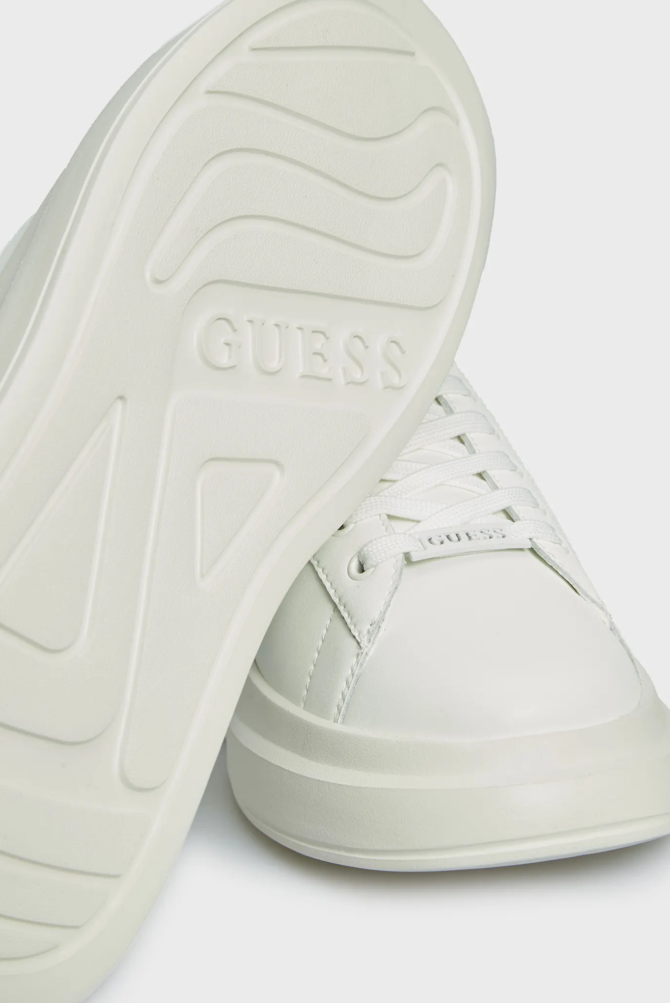 Мужские белые кожаные сникерсы 2