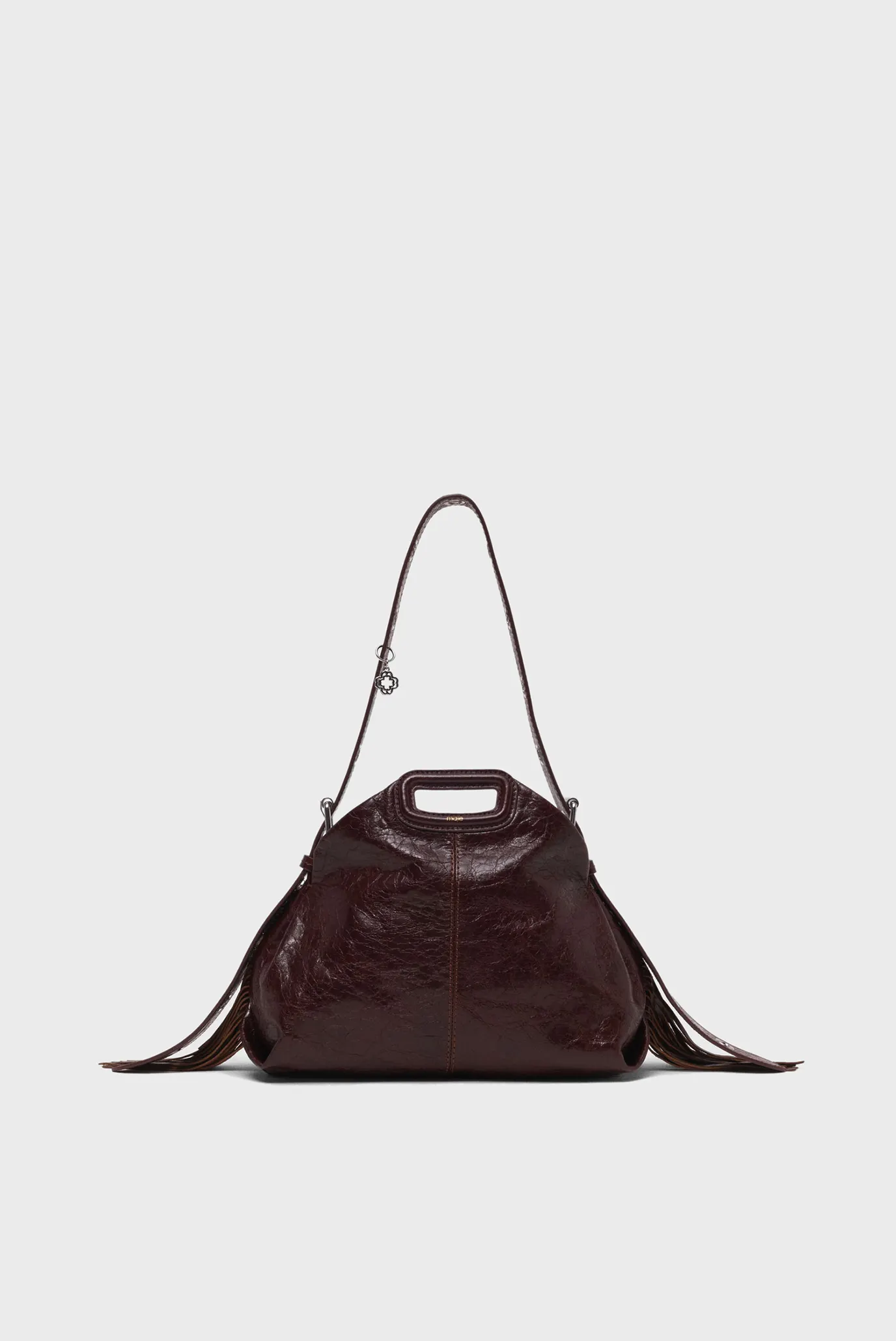 Женская темно-коричневая кожаная сумка Miss M 4