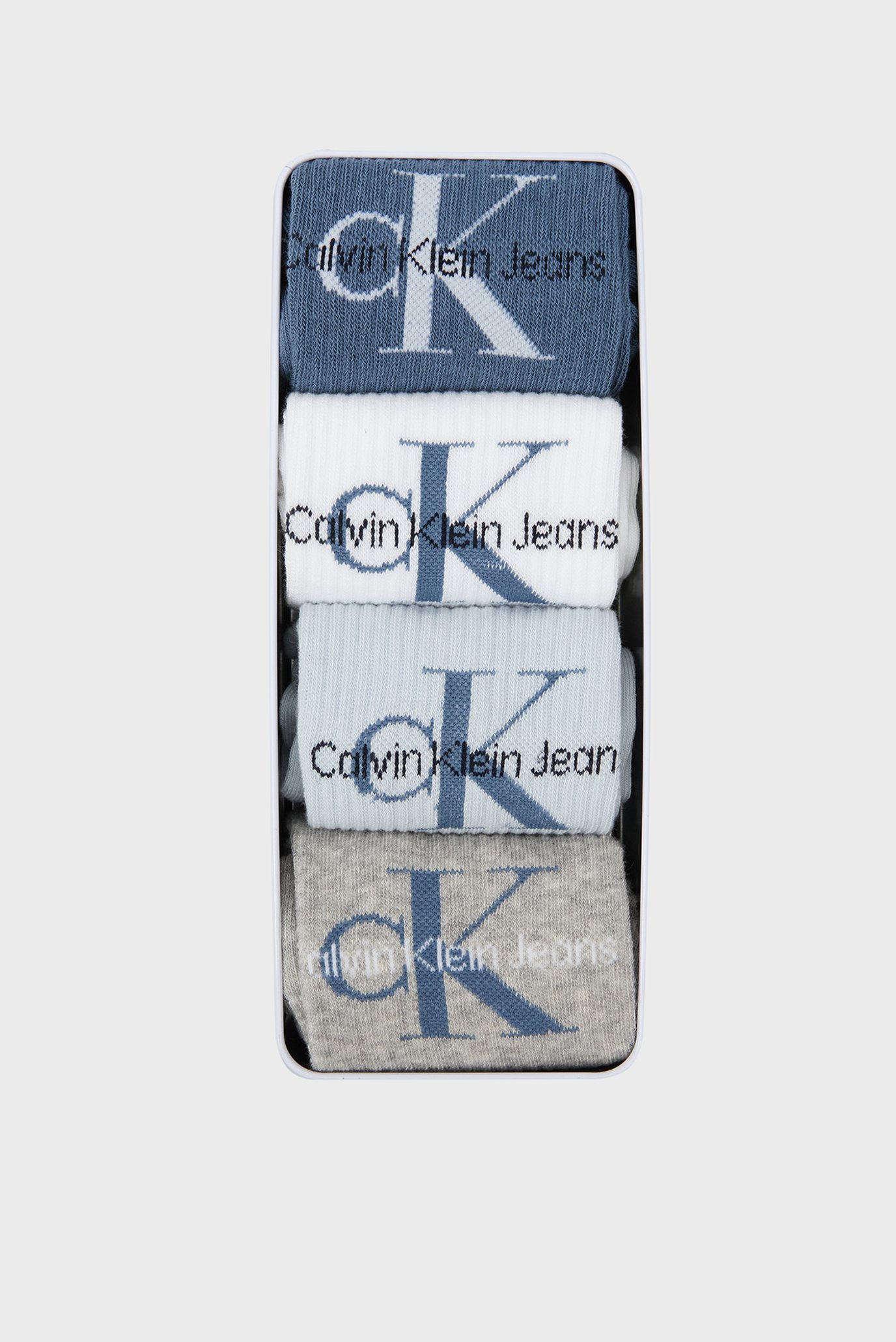 Чоловічі шкарпетки (4 пари) CKJ MEN SOCK 4P GIFTBOX MONOGRAM 1