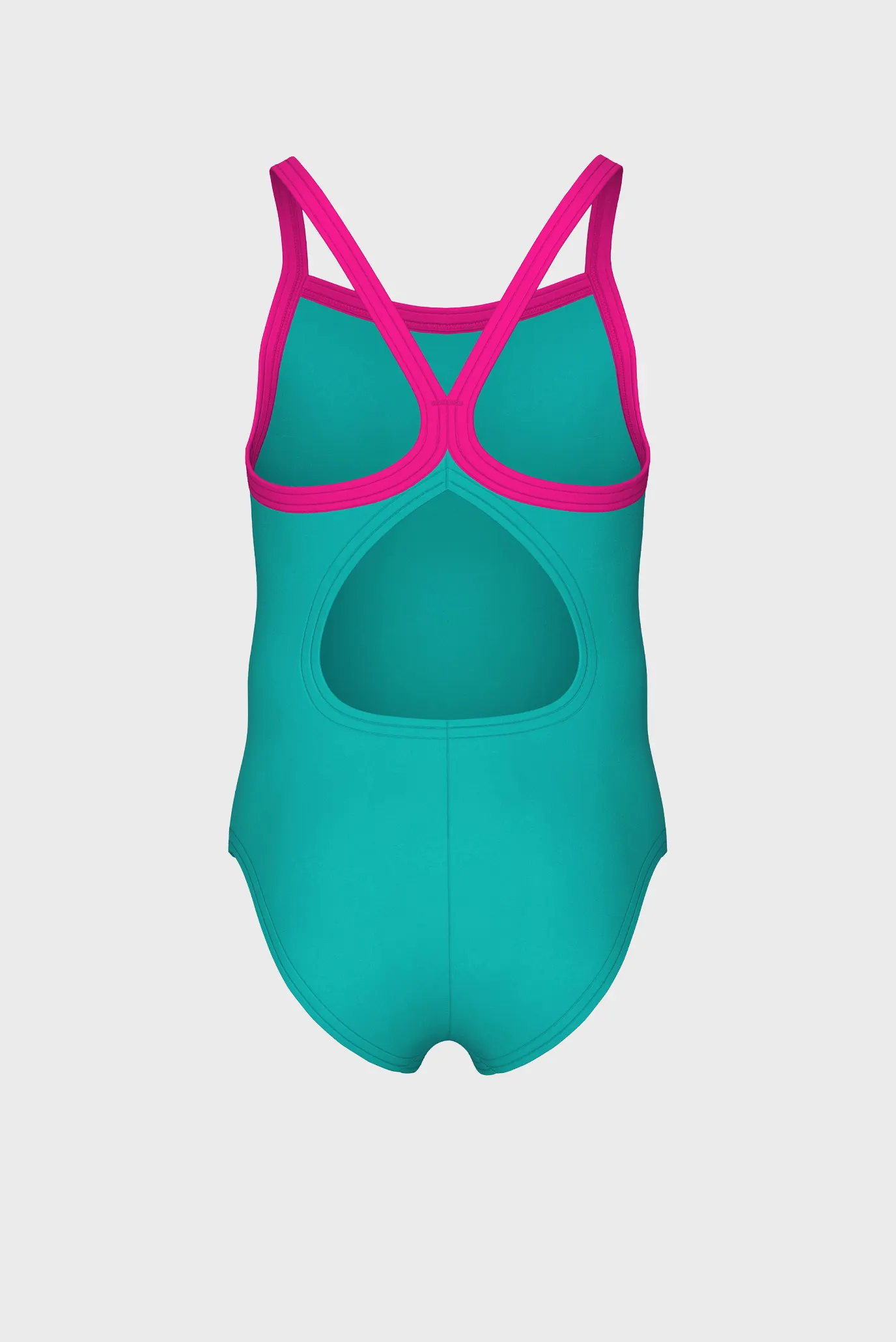 Детский бирюзовый купальник LOGO KIDS GIRL ONE PIECE 2