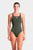 Женский оливковый купальник TEAM SWIMSUIT SWIM PRO SOLID