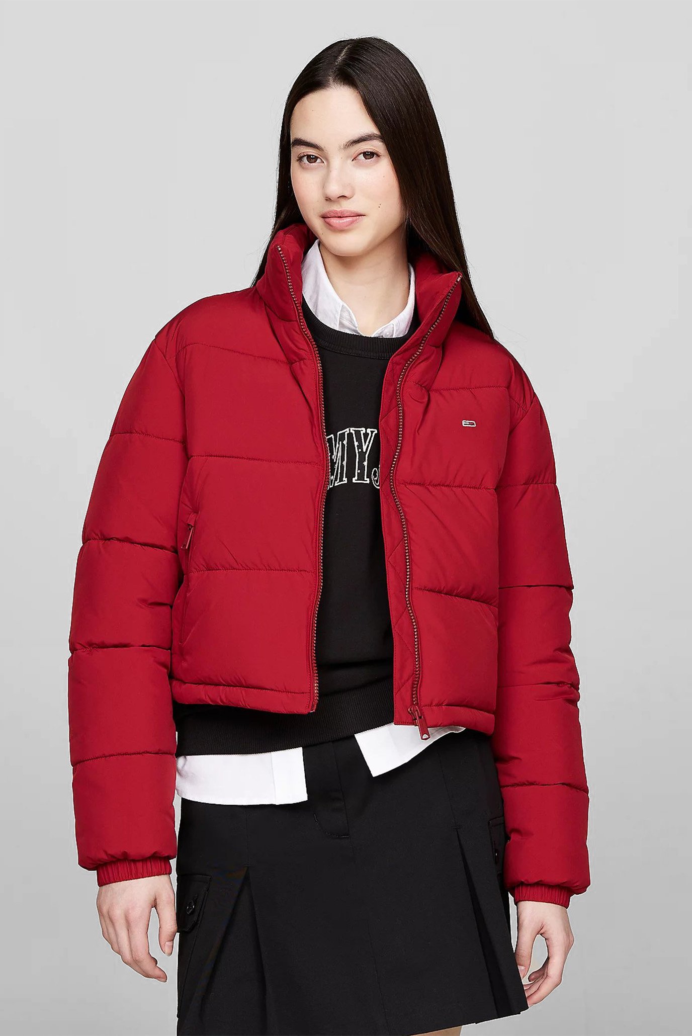 Жіноча червона куртка TJW CRP ESSENTIAL PUFFER 1