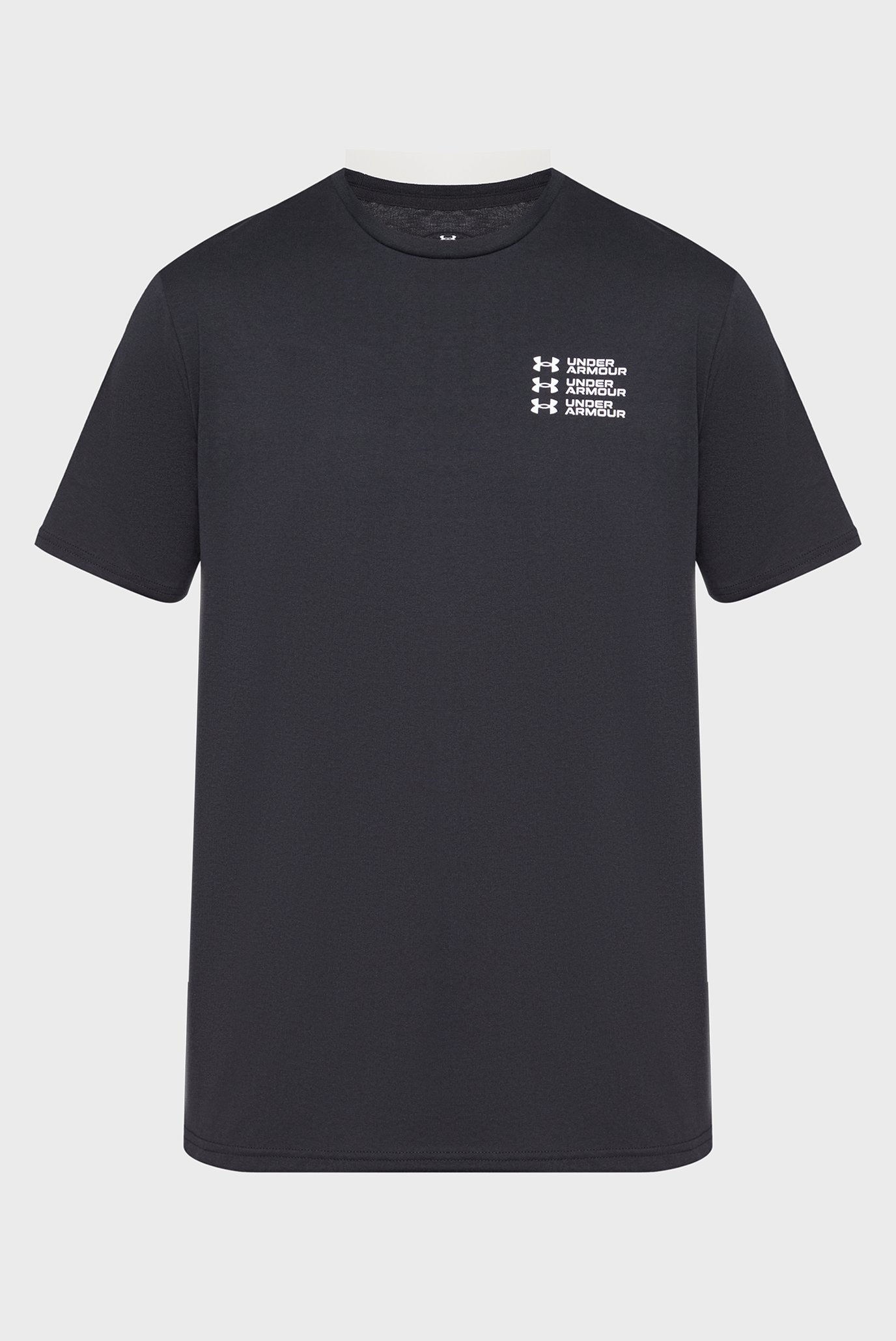 Мужская черная футболка UA TRIPLE STACK LC LOGO SS Черный XXL Under Armour 6004173-001 Мужская черная футболка UA TRIPLE STACK LC LOGO SS Черный XXL Under Armour 6004173-001