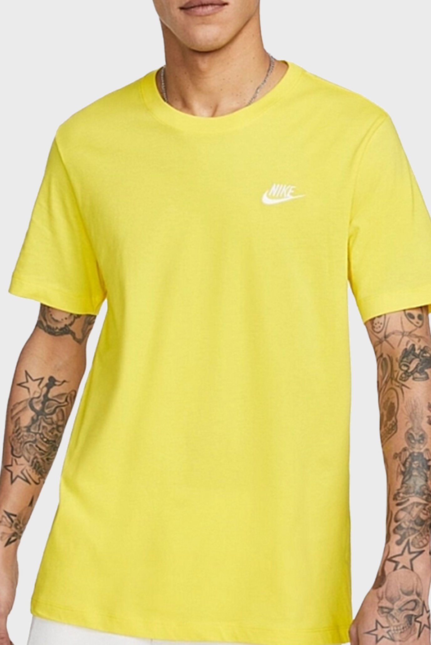 Чоловіча жовта футболка M NSW CLUB TEE 1