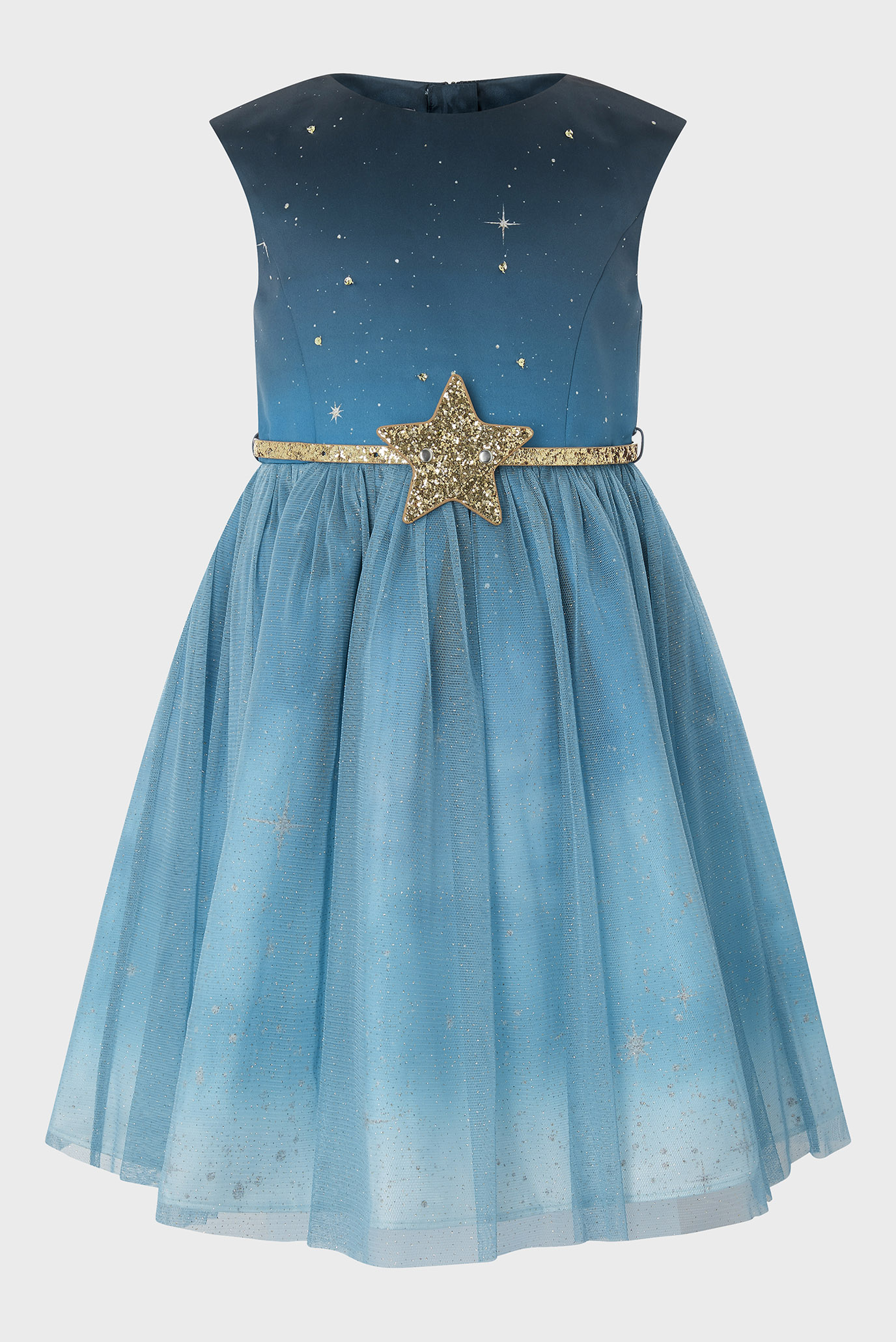 Детское синее платье Starry Night 1