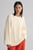 Жіночий перловий светр OVERSIZED CABLE KNIT C-NECK