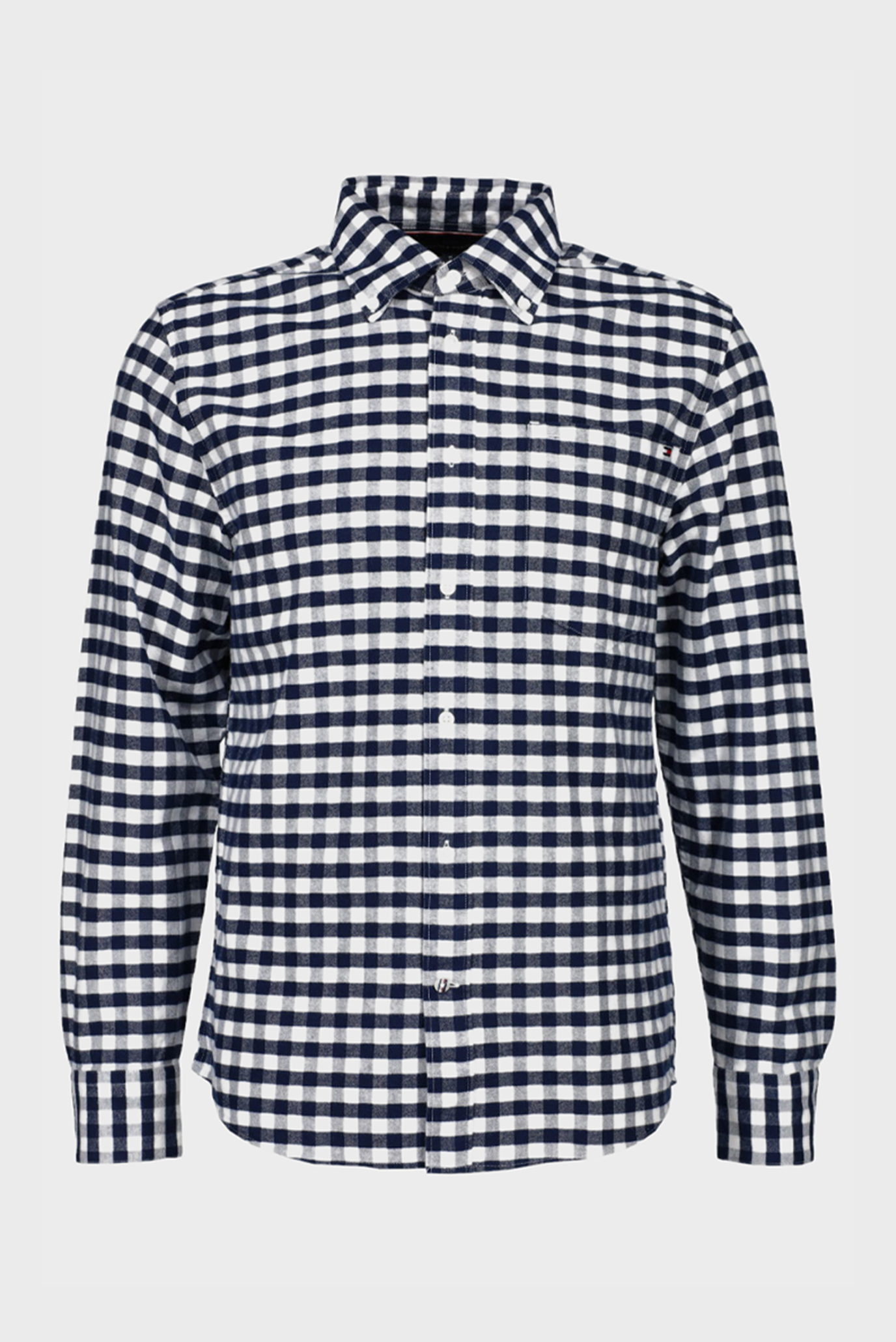 Мужская рубашка в клетку OXFORD BRUSHED GINGHAM 1