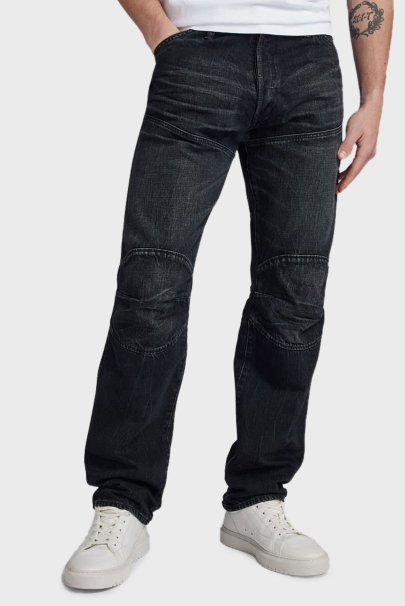 Чоловічі чорні джинси 5620 3D Regular 1