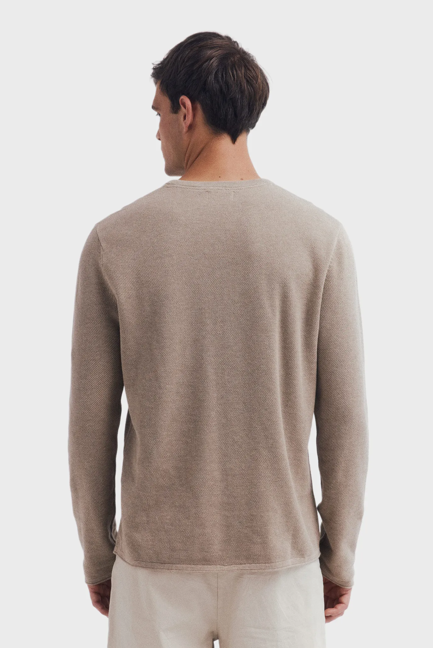 Чоловічий бежевий джемпер 3