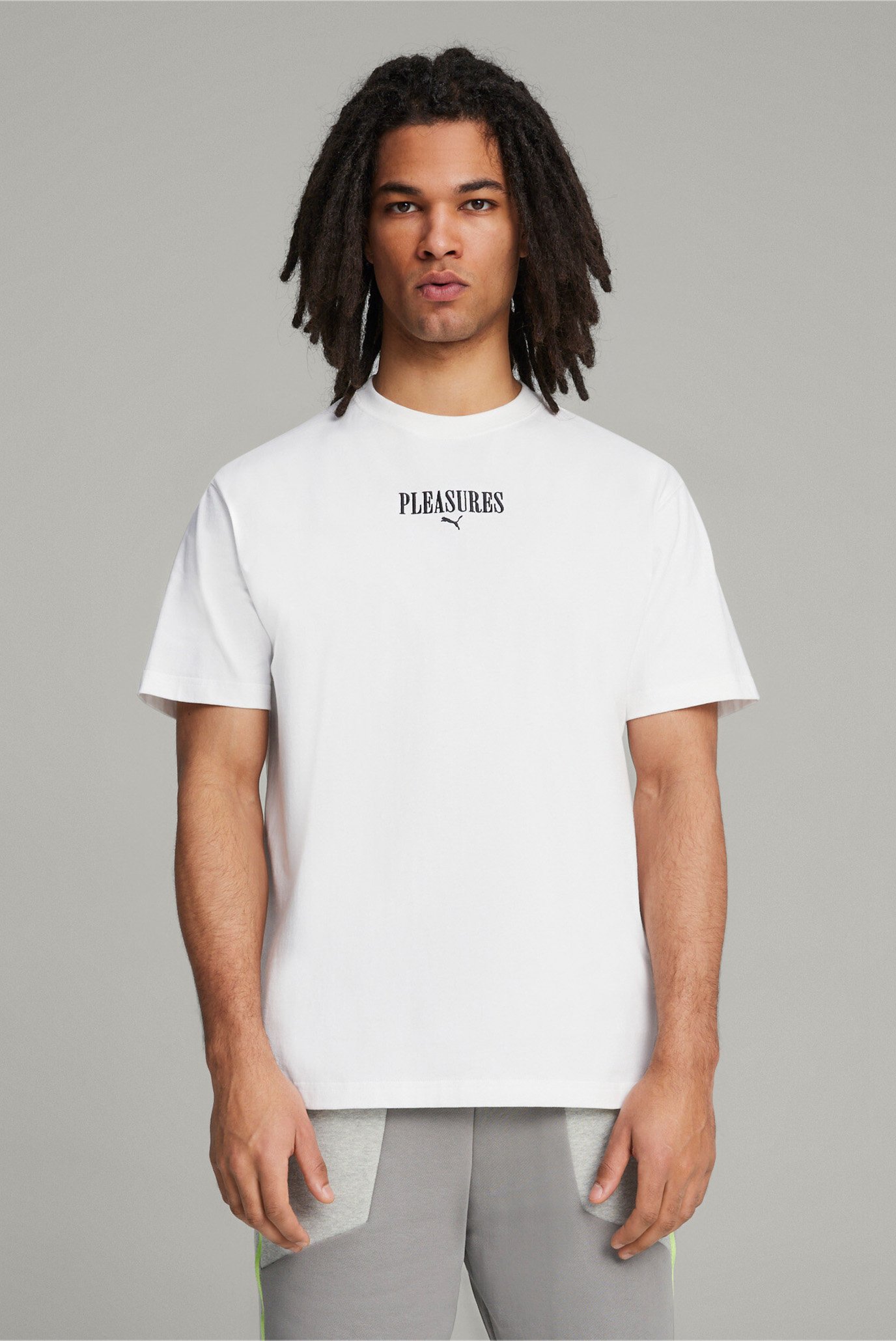 Мужская белая футболка PUMA x PLEASURES Graphic Tee 1