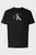 Чоловіча чорна футболка SS CENTER MONOGRAM