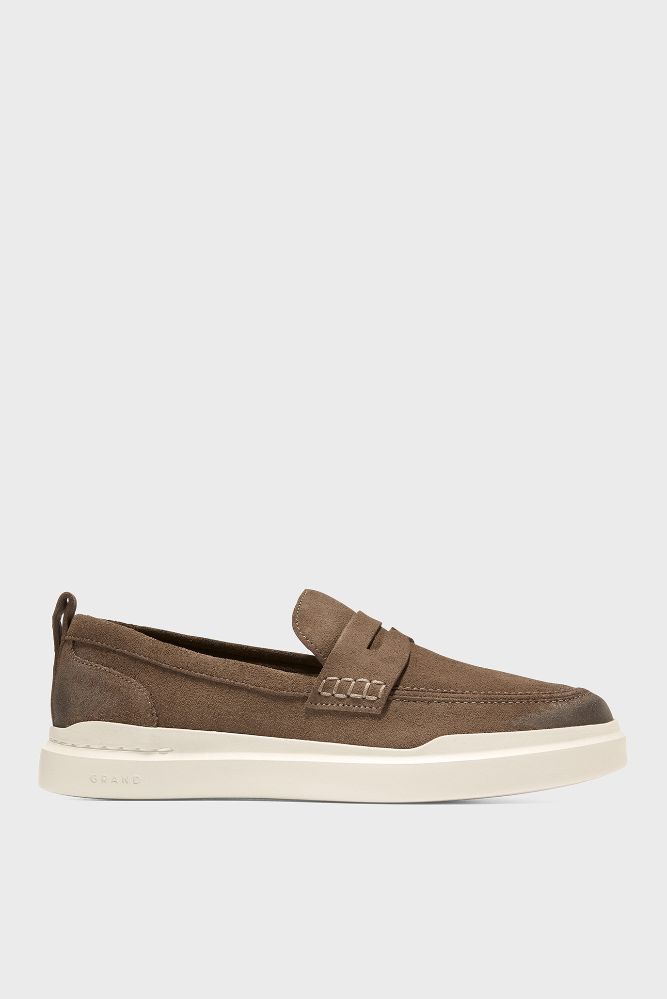 Мужские коричневые замшевые лоферы GrandPrø Rally Penny Loafer 1