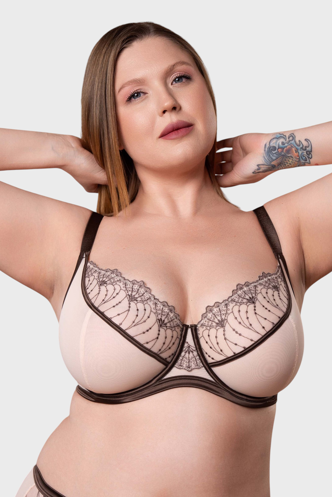 Женский бежевый бюстгальтер Бежевый 80E brabrabra SLZ28001011 Женский бежевый бюстгальтер Бежевый 80E brabrabra SLZ28001011