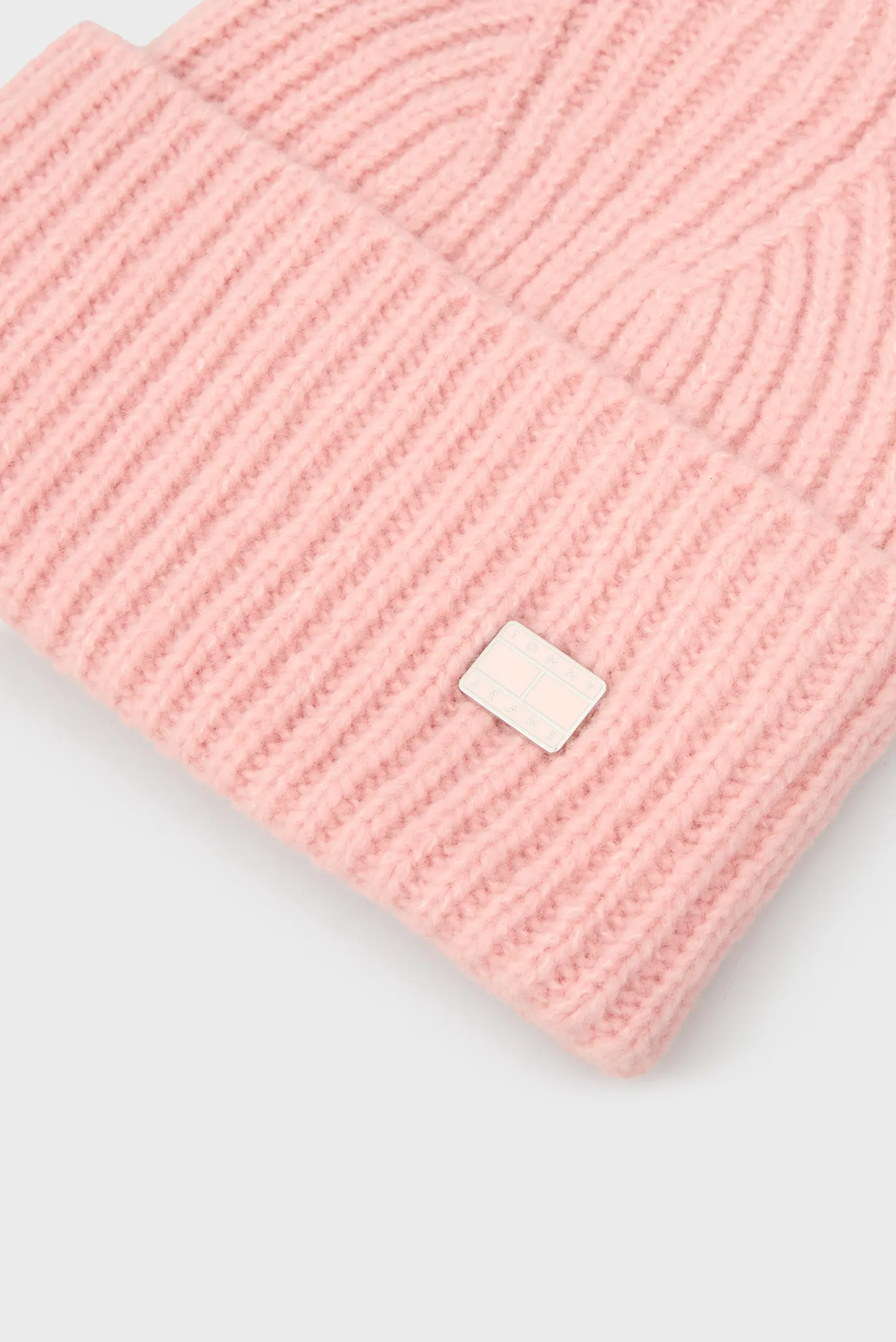 Женская розовая шерстяная шапка ELEVATED 3