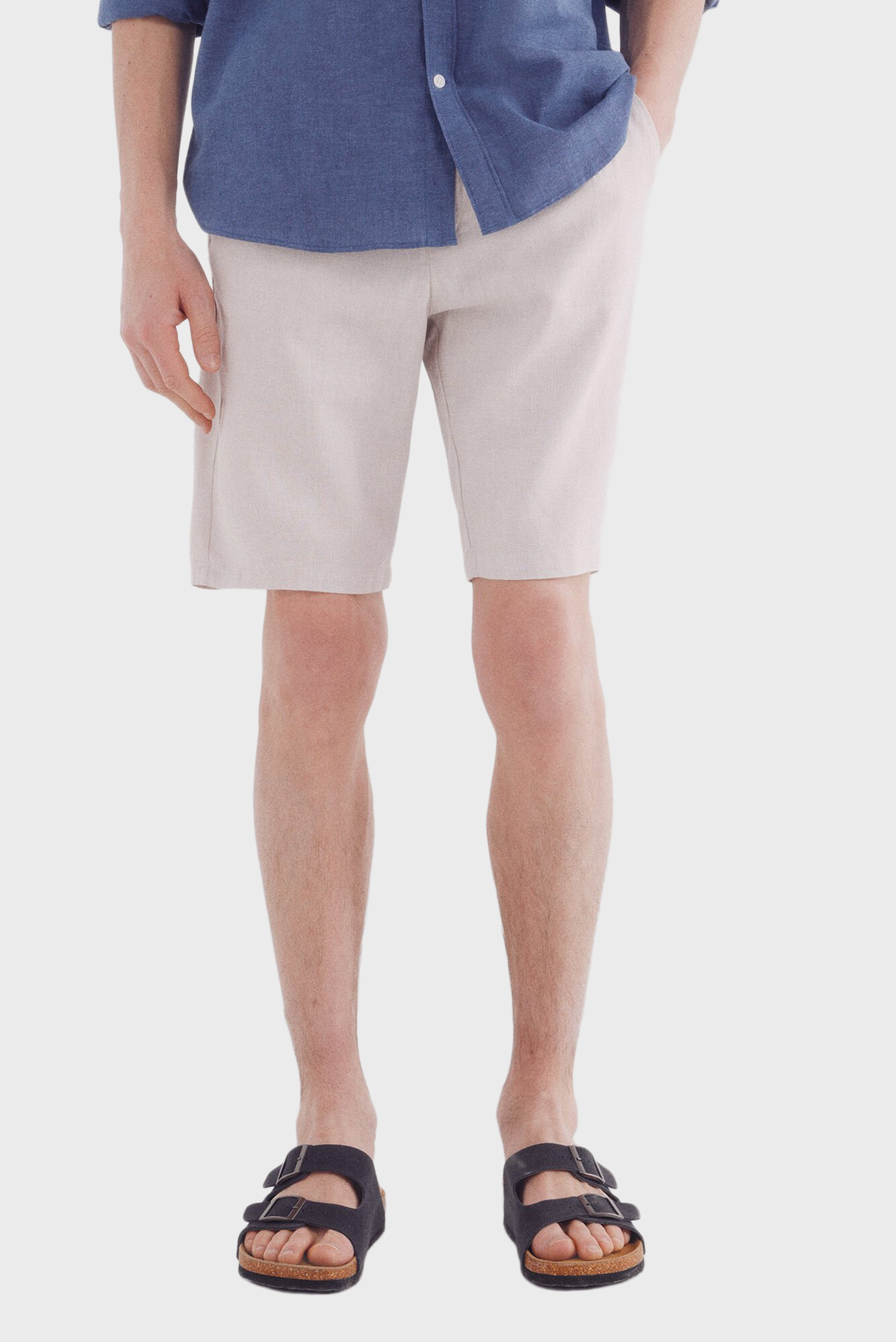 Мужские белые шорты Slim fit Белый 46 SPRINGFIELD 439950 Мужские белые шорты Slim fit Белый 46 SPRINGFIELD 439950