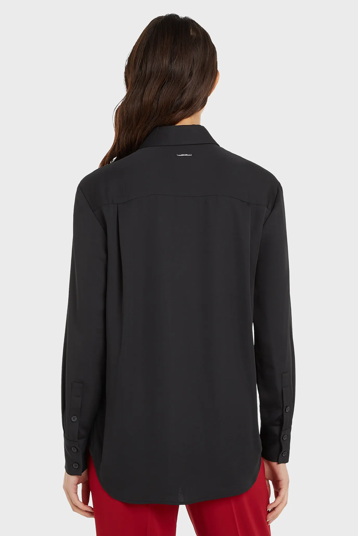 Женская черная блуза RECYCLED CDC RELAXED 2