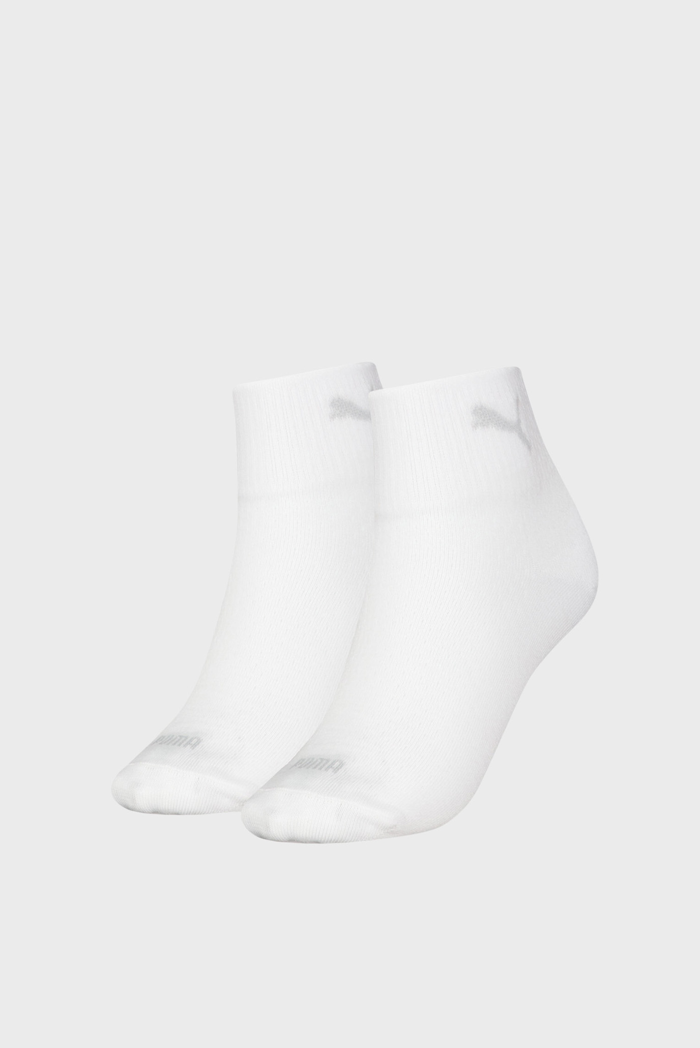 Женские белые носки (2 пары) PUMA Women's Quarter Socks 2 pack 1
