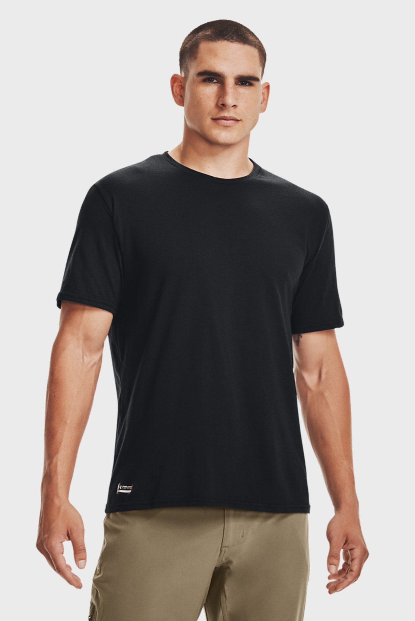 Мужская черная футболка M Tac Cotton T 1