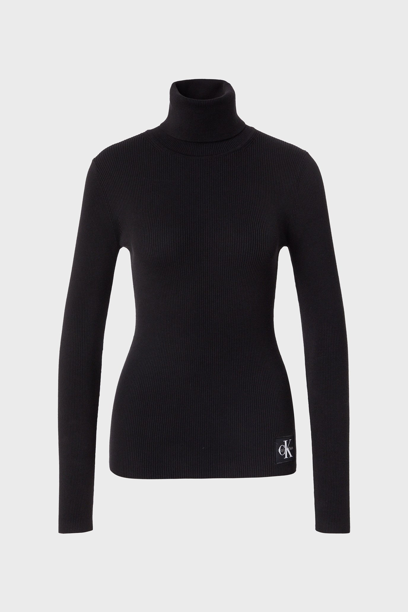 Женский черный гольф LABEL Черный S Calvin Klein Jeans LV047D350G Женский черный гольф LABEL Черный S Calvin Klein Jeans LV047D350G
