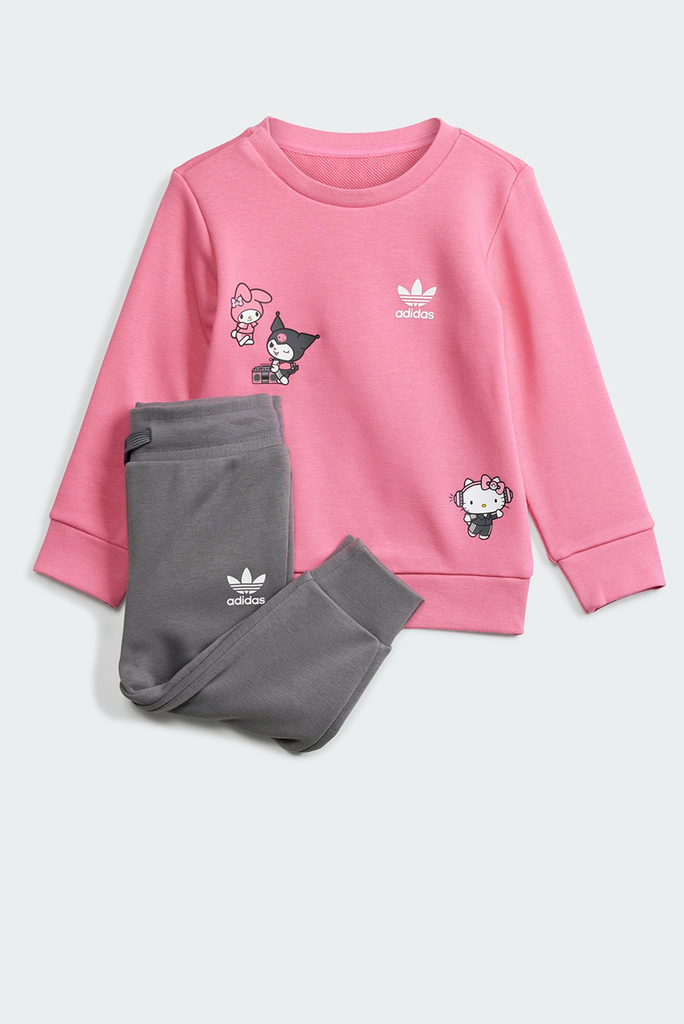 Детский спортивный костюм (свитшот, брюки) adidas Originals x Hello Kitty 1