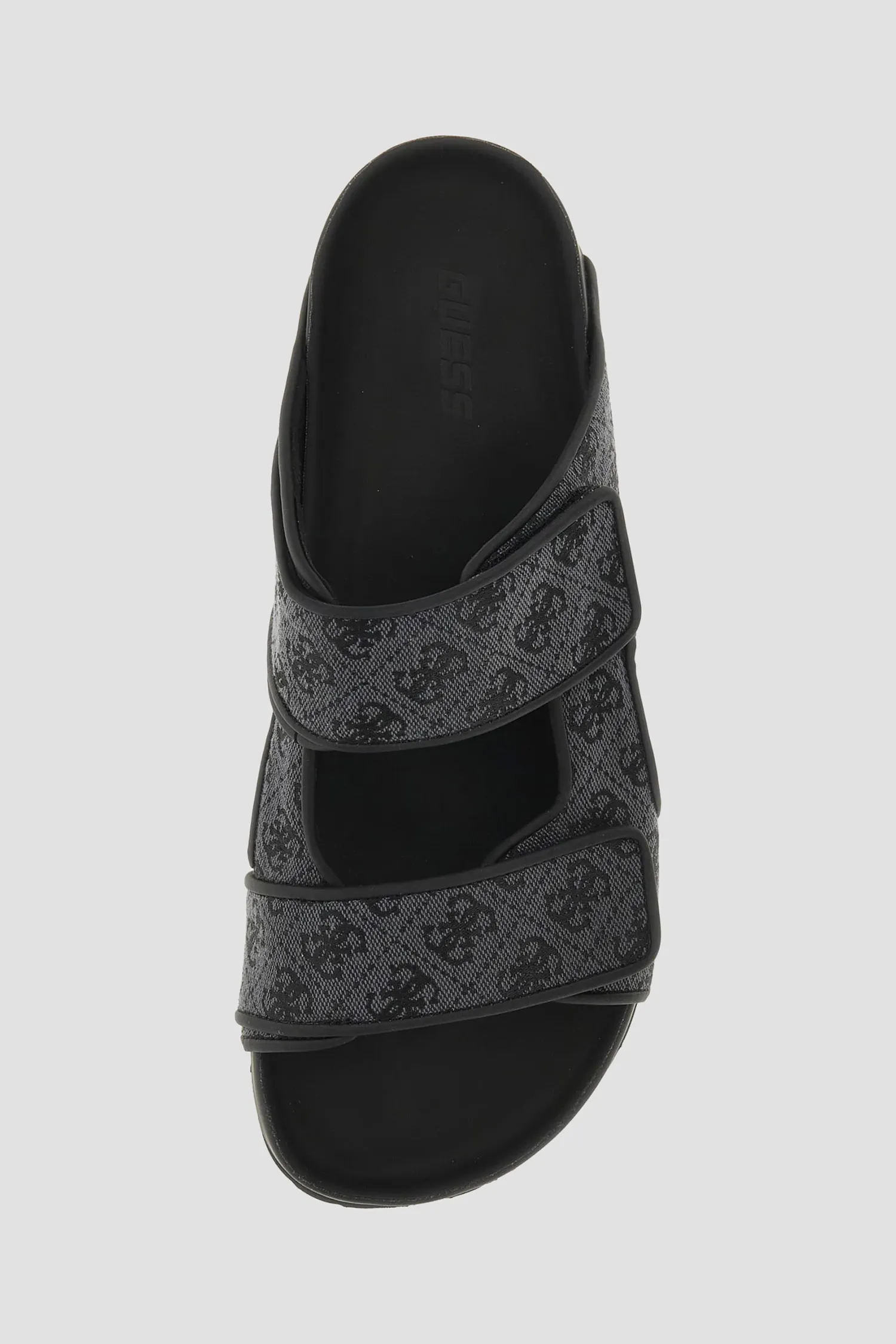 Мужские темно-серые слайдеры с узором 4