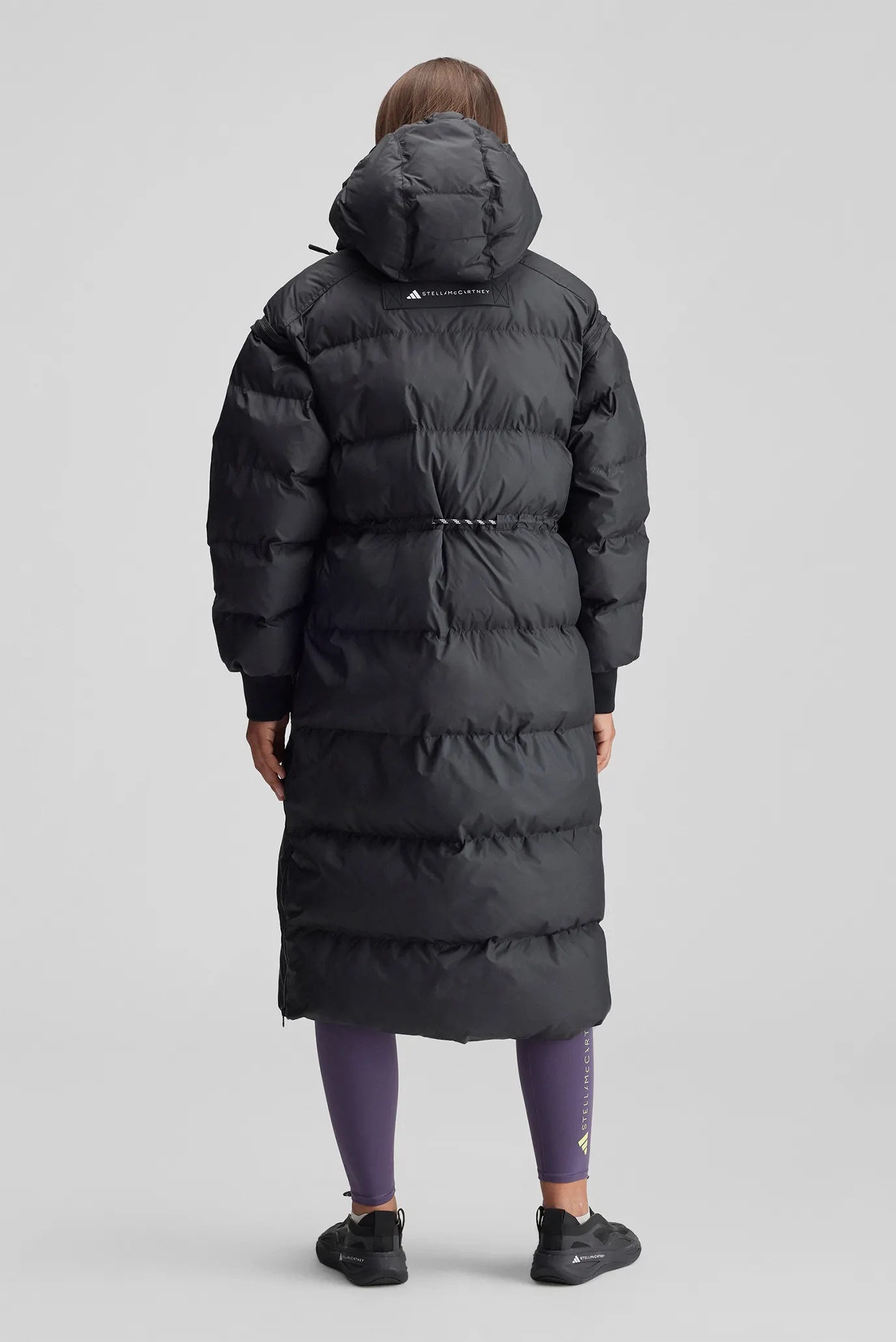 Жіноча чорна куртка adidas by Stella McCartney Long Padded Winter