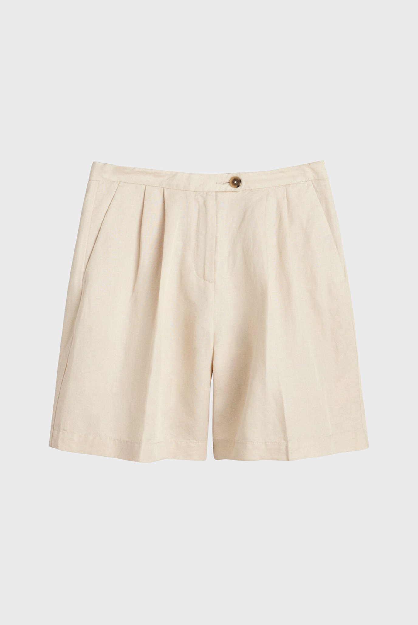Женские бежевые льняные шорты TAILORED LINEN SHORTS Бежевый 34 Gant 4020123 Женские бежевые льняные шорты TAILORED LINEN SHORTS Бежевый 34 Gant 4020123