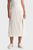 Женская белая льняная юбка REL MIDI LINEN BLEND