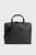 Чоловіча чорна сумка для ноутбука MODERN METAL LAPTOP BAG