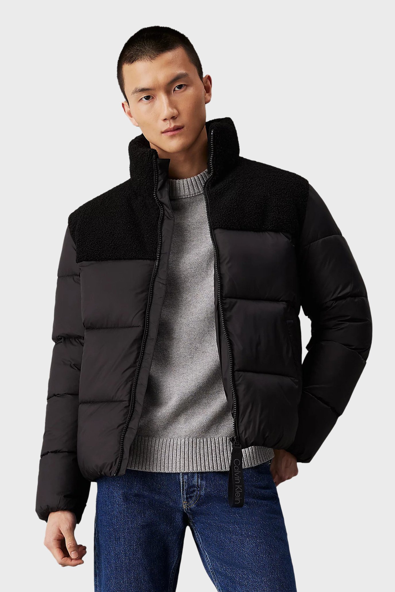 Чоловіча чорна куртка SHERPA PUFFER JACKET 1