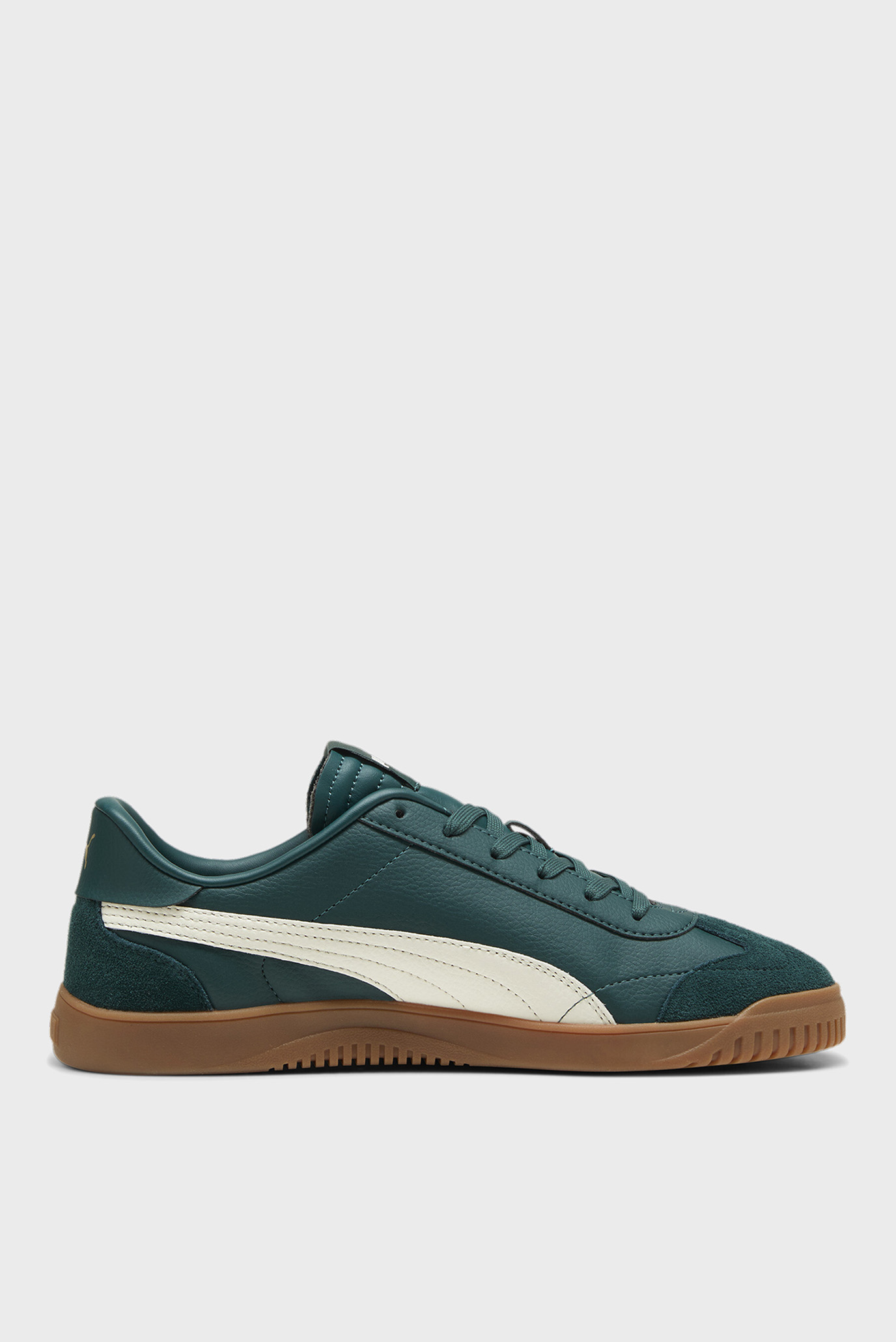 Мужские зеленые кожаные сникерсы PUMA Club 5v5 Sneakers 1