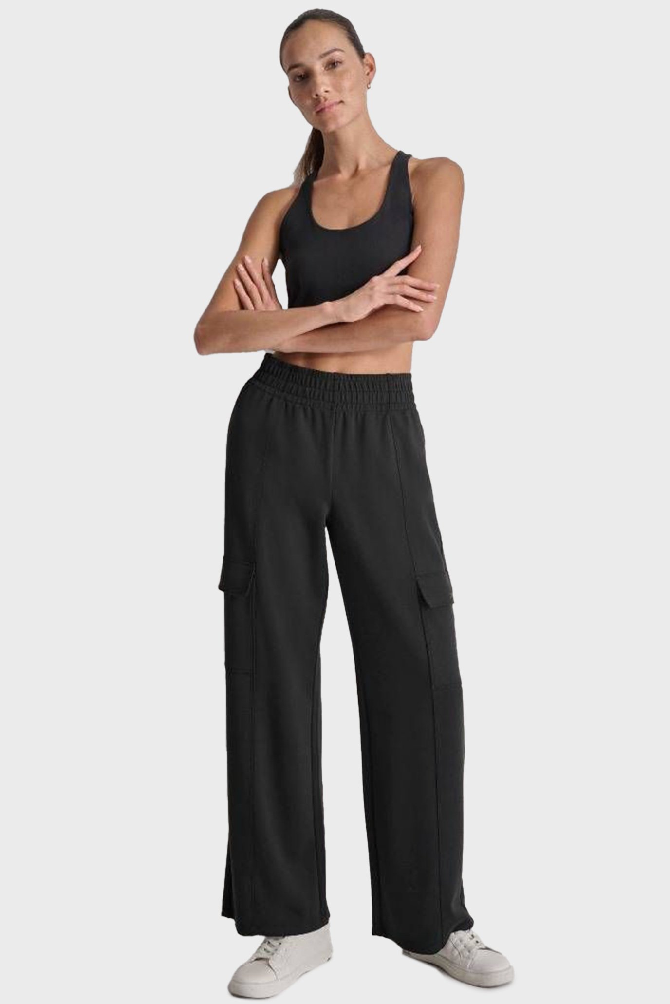 Женские черные карго Черный S DKNY DP4P3493 Женские черные карго Черный S DKNY DP4P3493