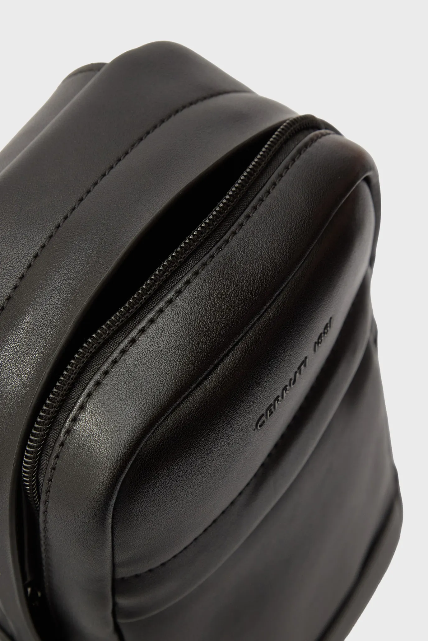 Чоловіча чорна шкіряна сумка BRAD 2