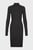 Женское черное платье Slim