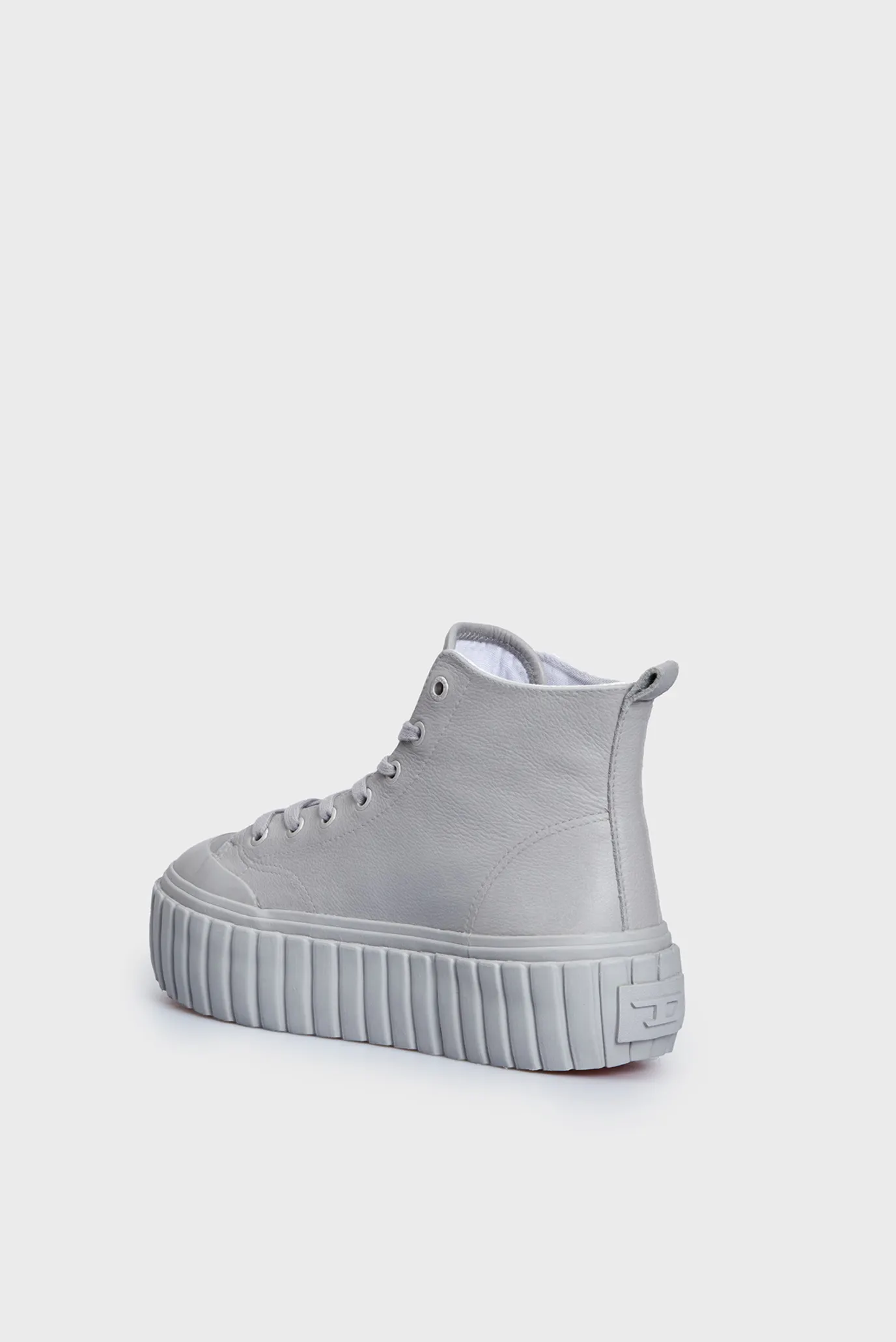 Жіночі сірі шкіряні хайтопи S-HANAMI MID 5