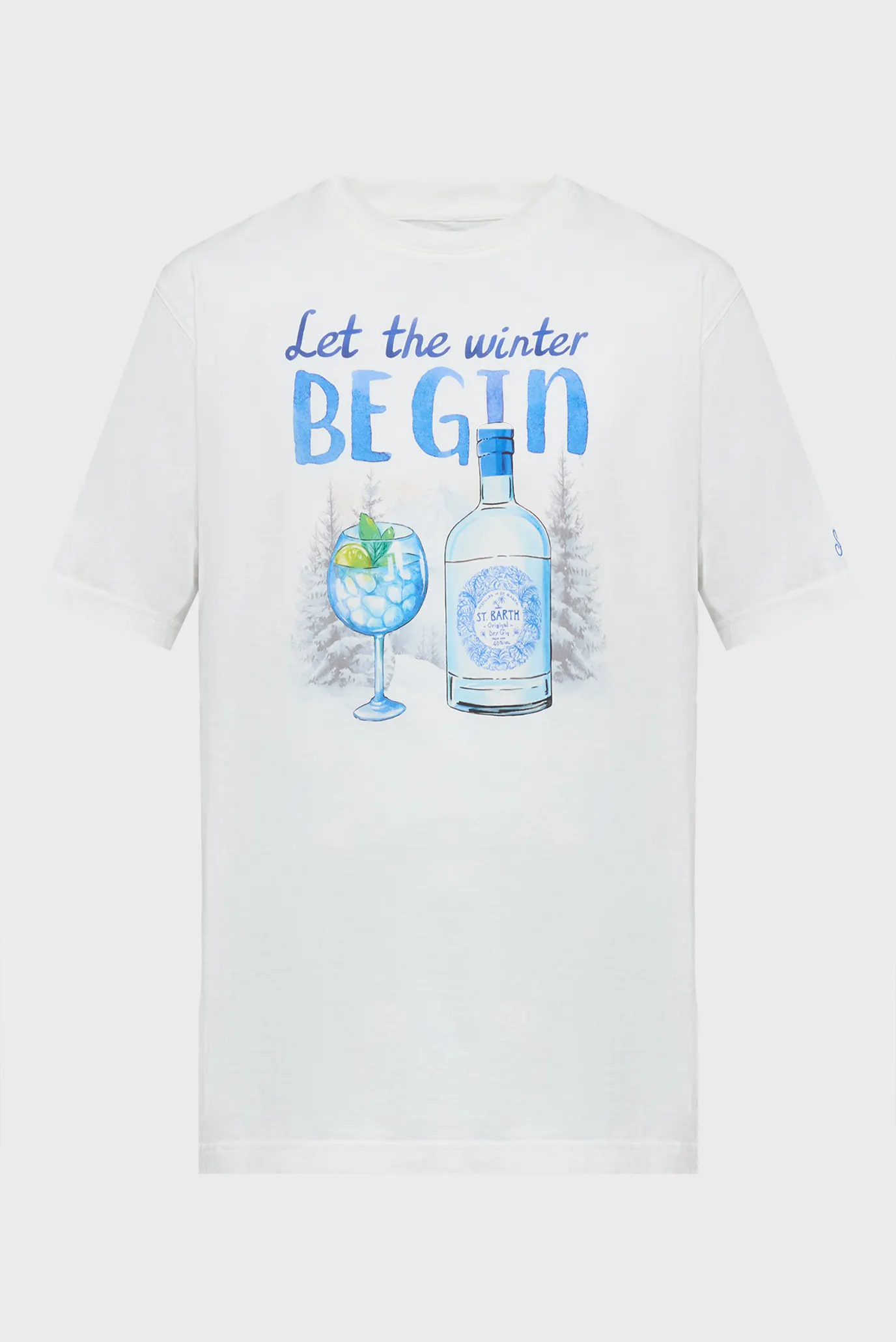 Мужская белая футболка ARNOTT 1