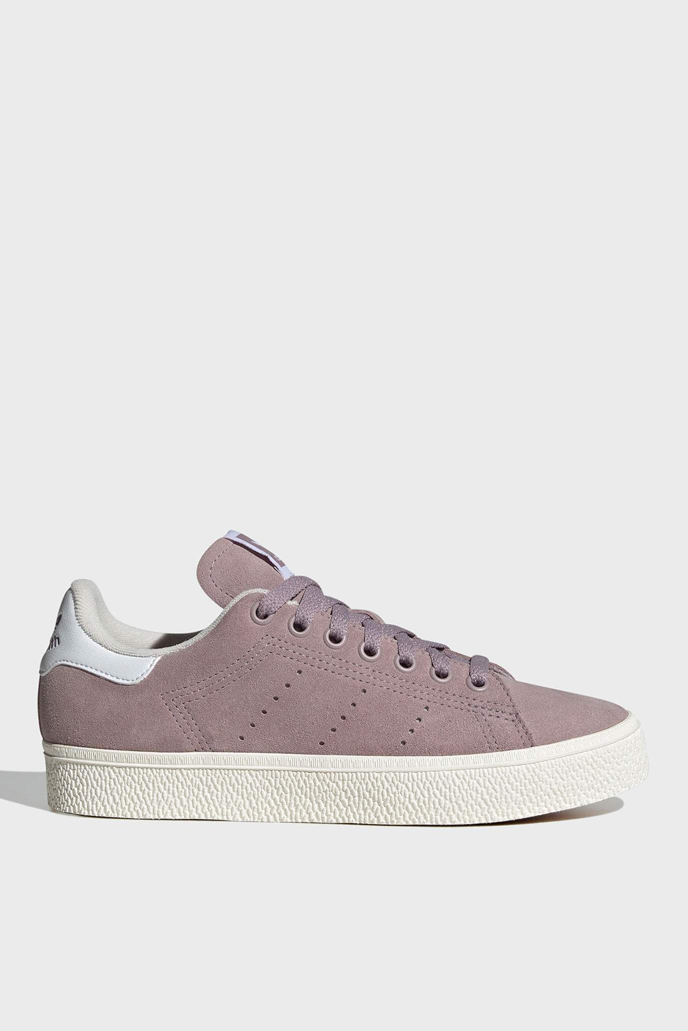 Женские сиреневые замшевые сникерсы Stan Smith CS 1